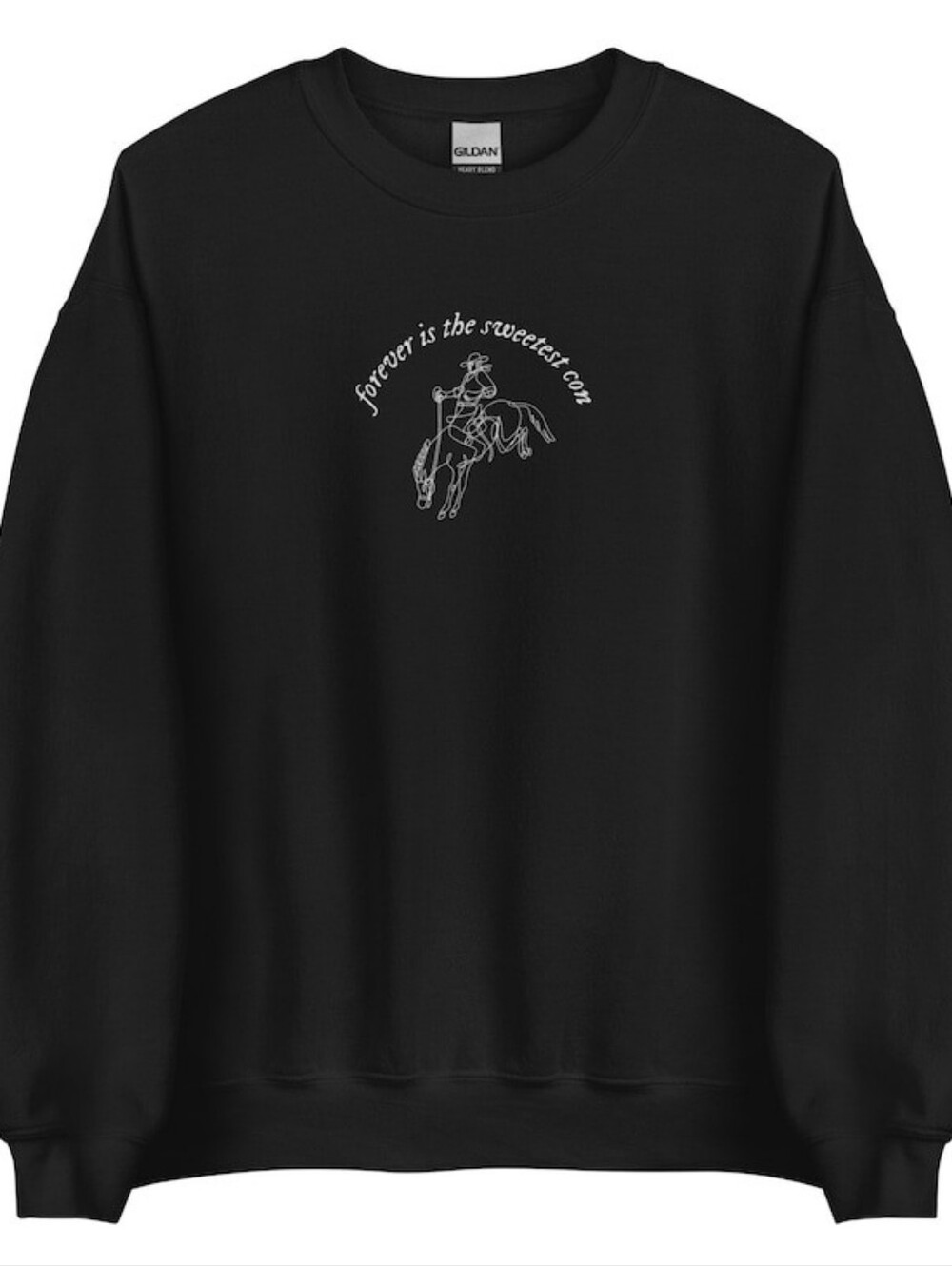 Etsy Taylor Swift Cowboy Like Me Forever Is The Sweetest Con Crewneck Large